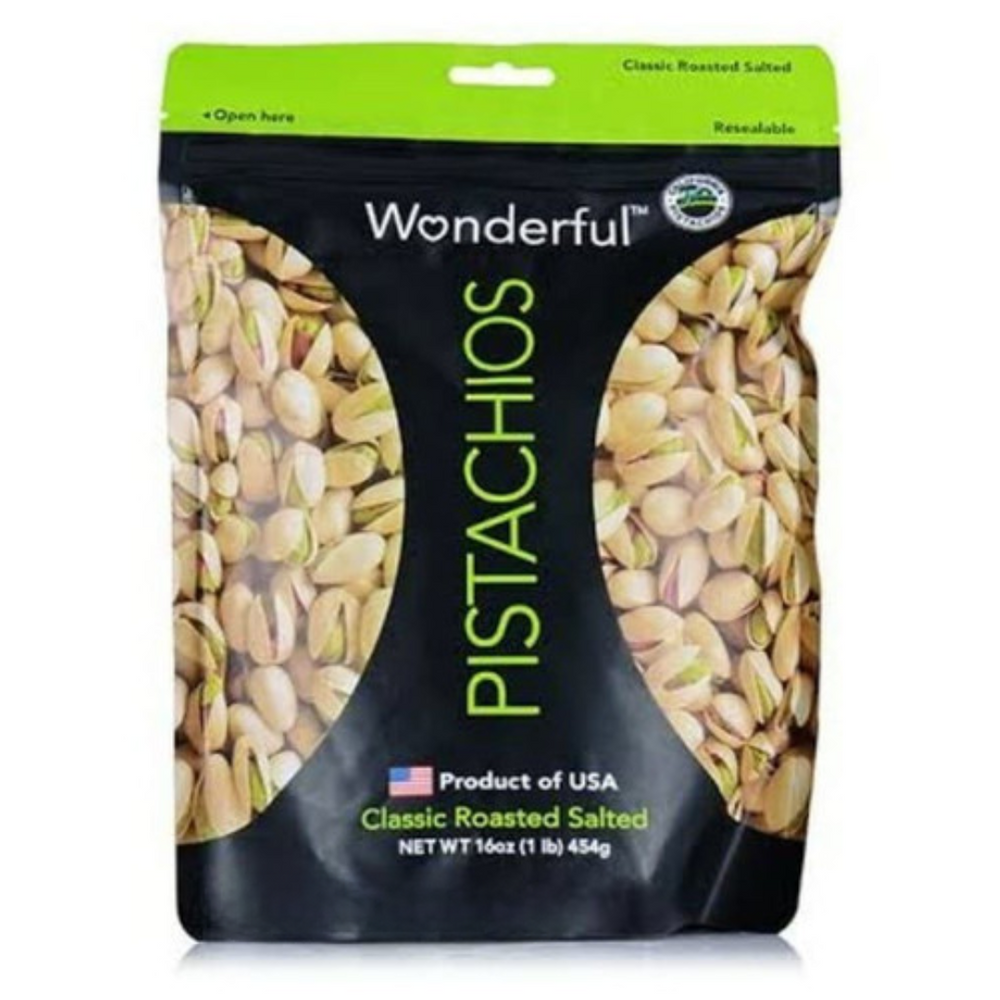 Wonderful - Classic Roasted Salted Pistachios 454Gr (12/Carton)