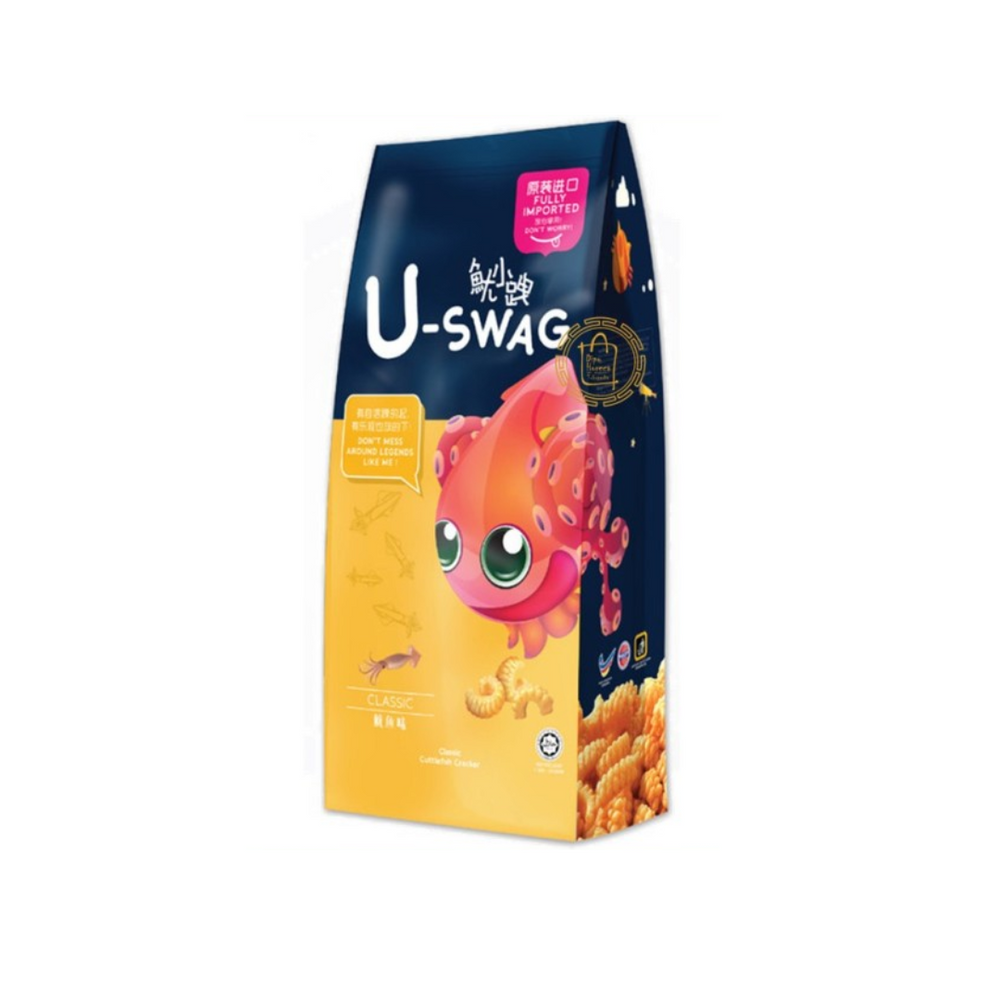 Miaow-Miaow - U-Swag Classic Cuttlefish Cracker 120Gr (24/Carton)