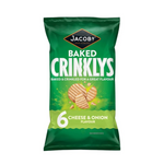 Jacobs - Crinklys Cheese & Onion 6Pk 138Gr (12/Carton)