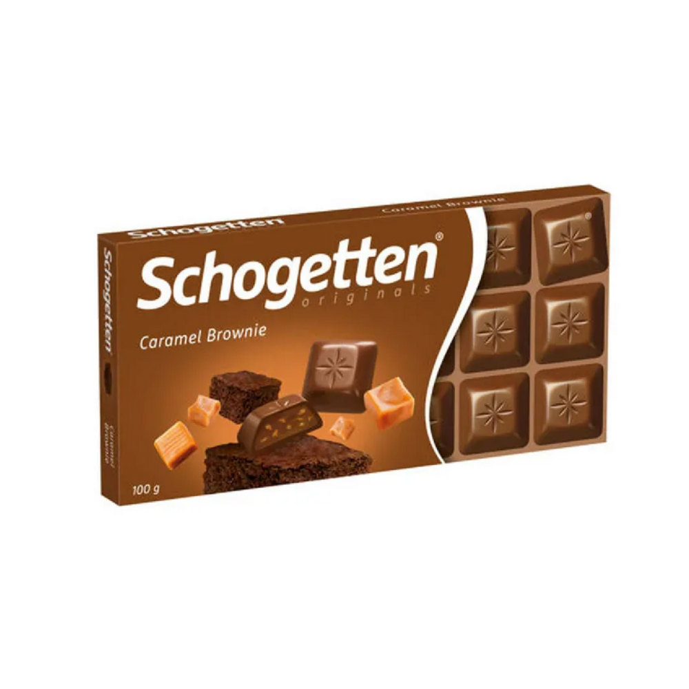 Schogetten Caramel Brownie 100gr (15/carton)