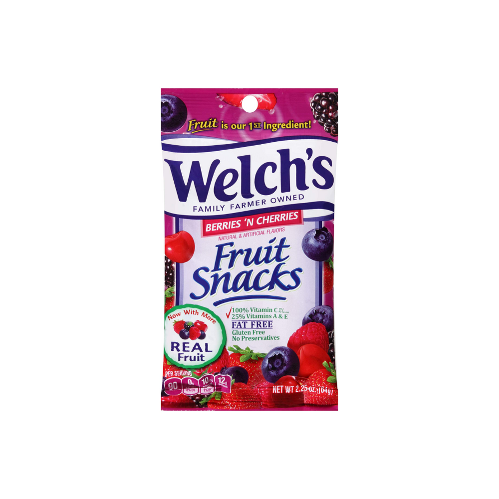 Welch's - Berries n Cherries 2.25Oz (20/Carton)