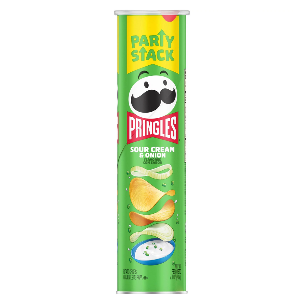 Pringles Sour Cream & Onion 7.1 Oz (14/Carton)
