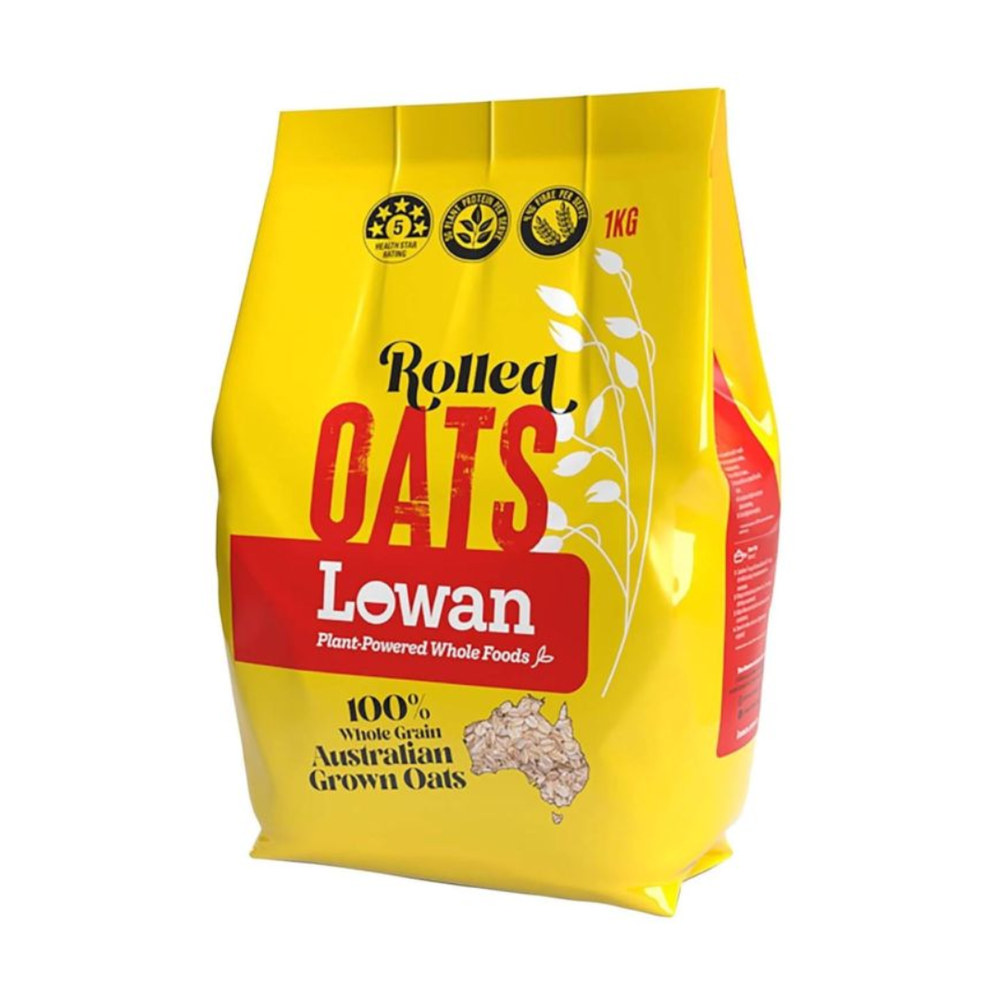 Lowan - Whole Grain Rolled Oat 1Kg (10/Carton) – Tasty Snack Indonesia