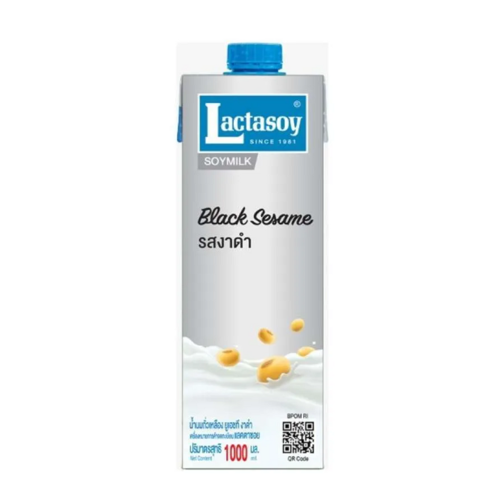 Lactasoy - Black Sesame 1000Ml (12/Carton)