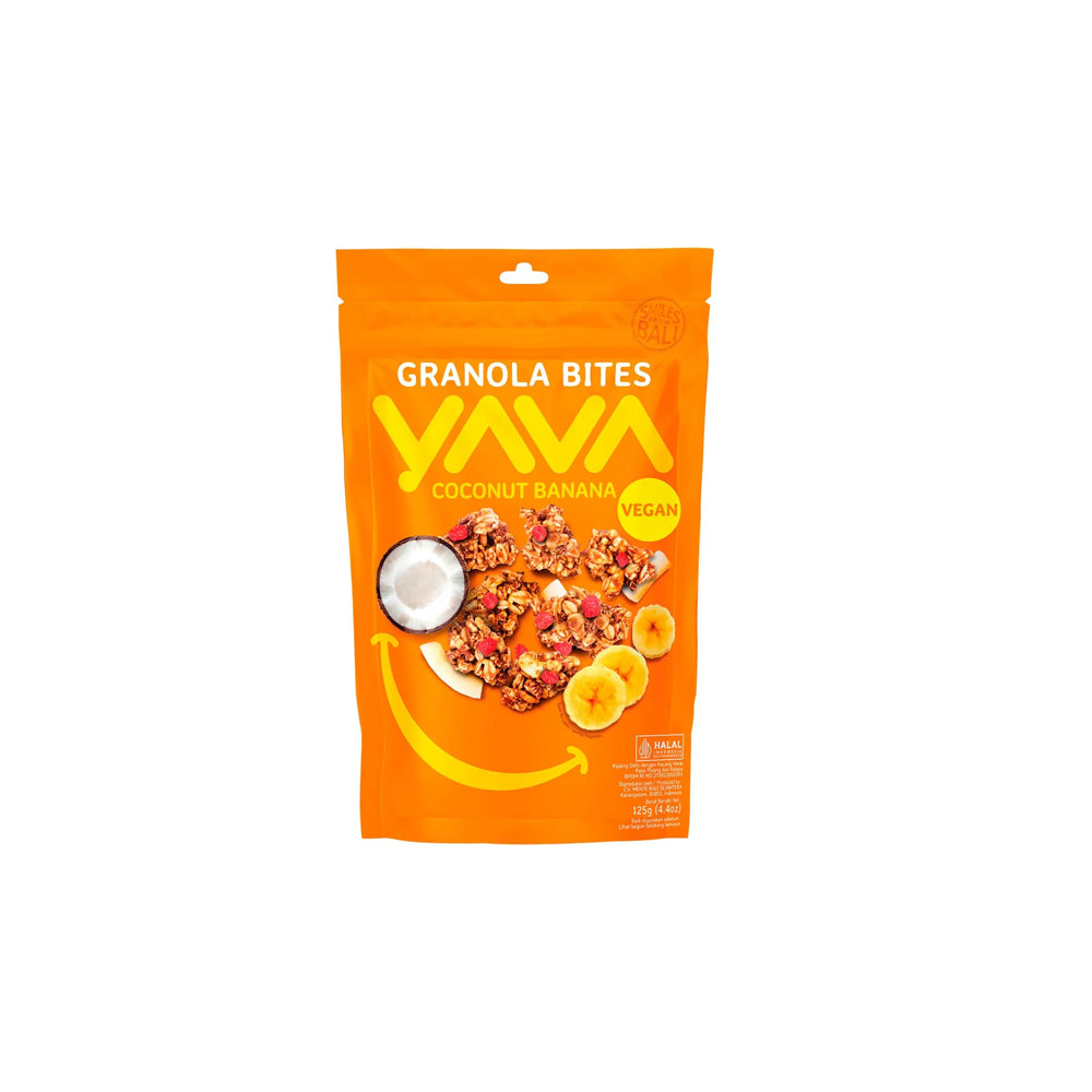 Yava - Granola Bites Chocolate Banana 125Gr (10/Carton)