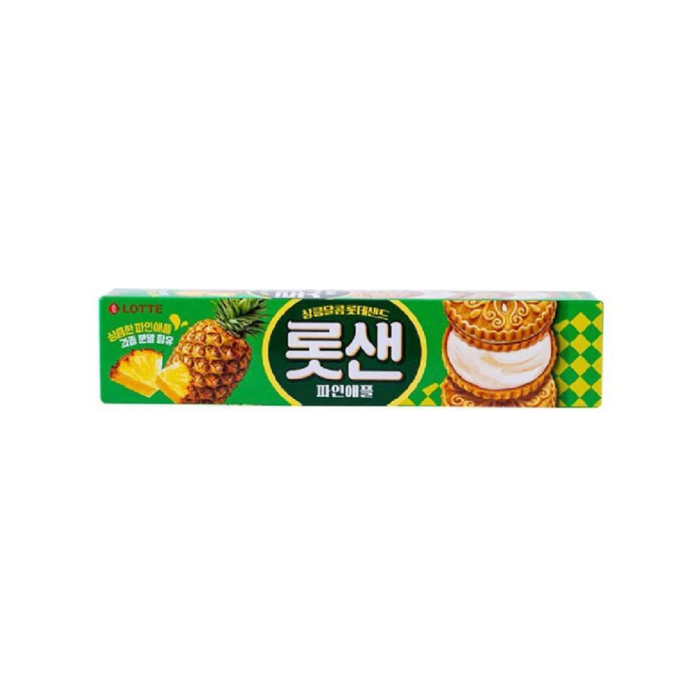 Lotte Raspberry Lotte - Cookie Pineaple 105Gr (30/Carton) – Tasty Snack Indonesia