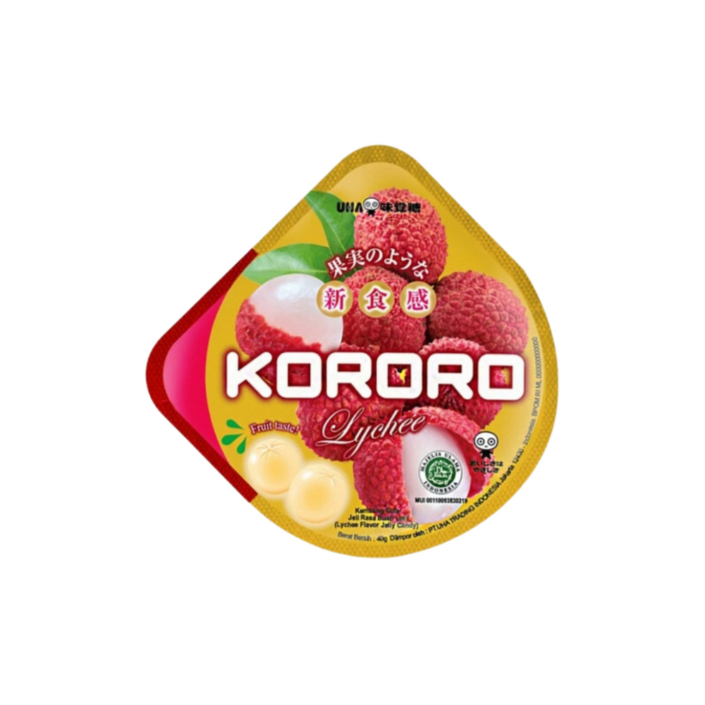 Kororo - Jelly Candy Lychee 40Gr (6/Box)