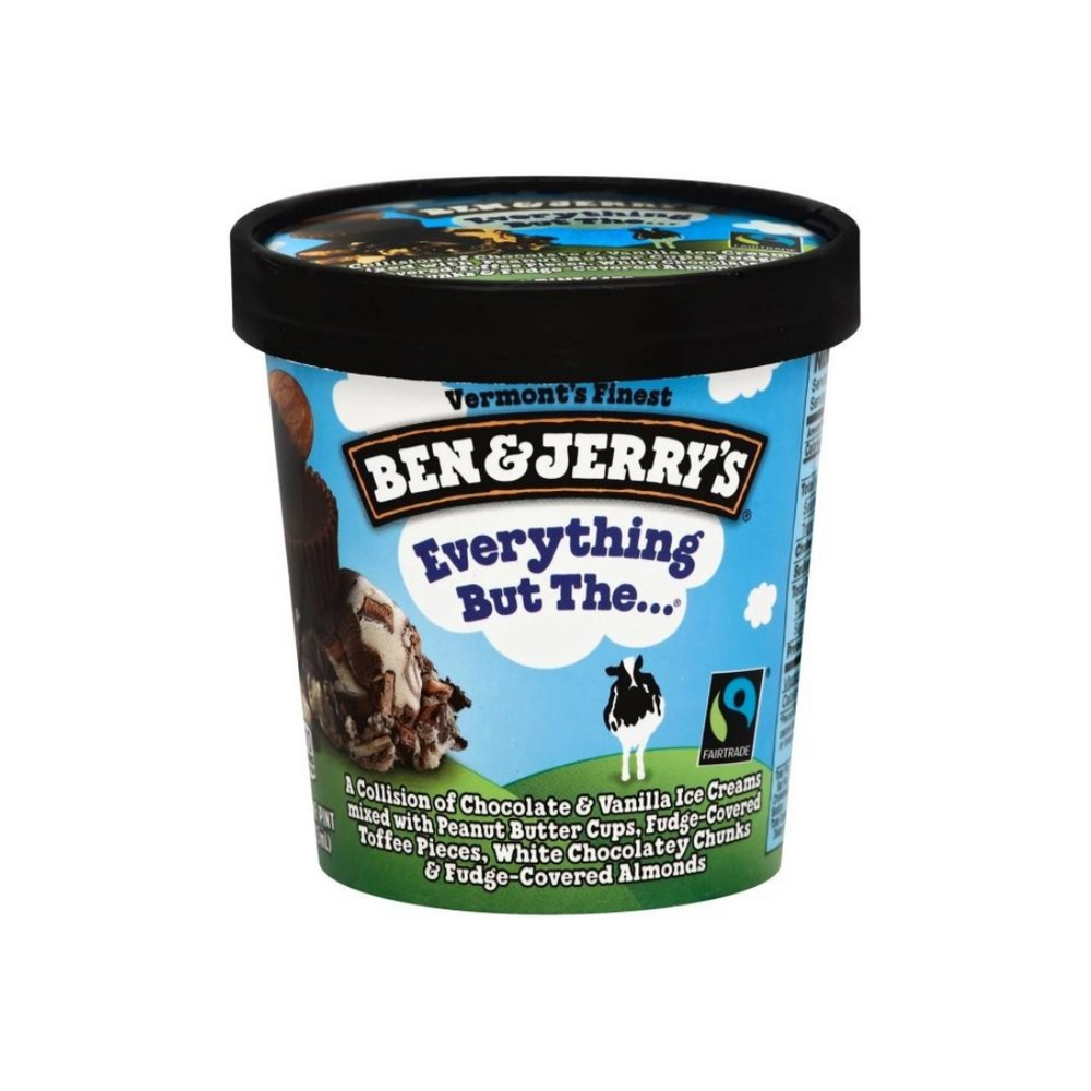 Ben & Jerry - Everything But The.. 1 Pint / 473Ml (8/Carton)