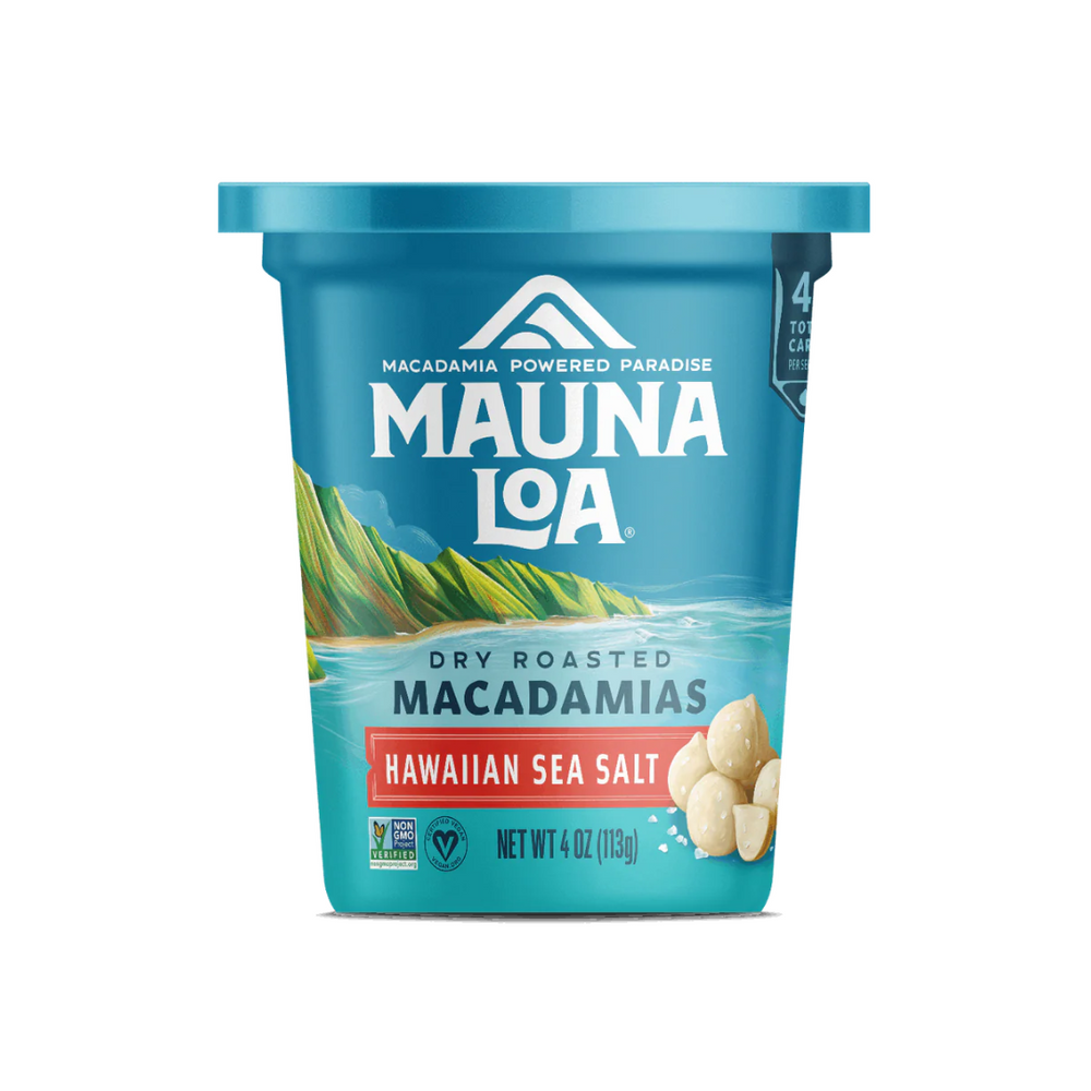 Mauna Loa - Cup Macadamias Hawaiian Sea Salt 4Oz (12/Carton)