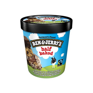 Ben & Jerry - Half Baked 1 Pint / 473Ml (8/Carton)