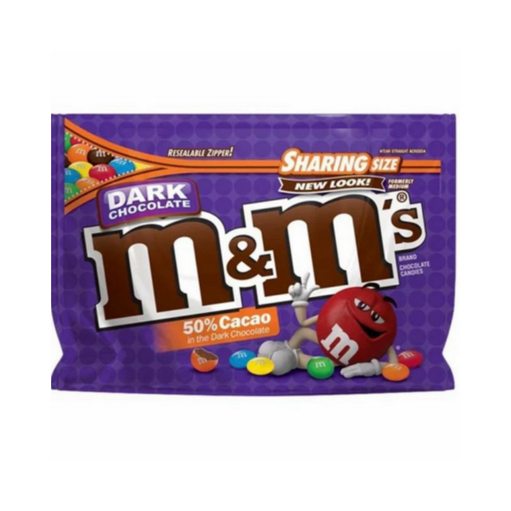 M&M - Dark Chocolate Sharing Size 10.1Oz (12/Carton)