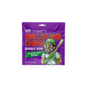 Big League - Chew Bubble Gum Grape 2.12Oz (12/Carton)