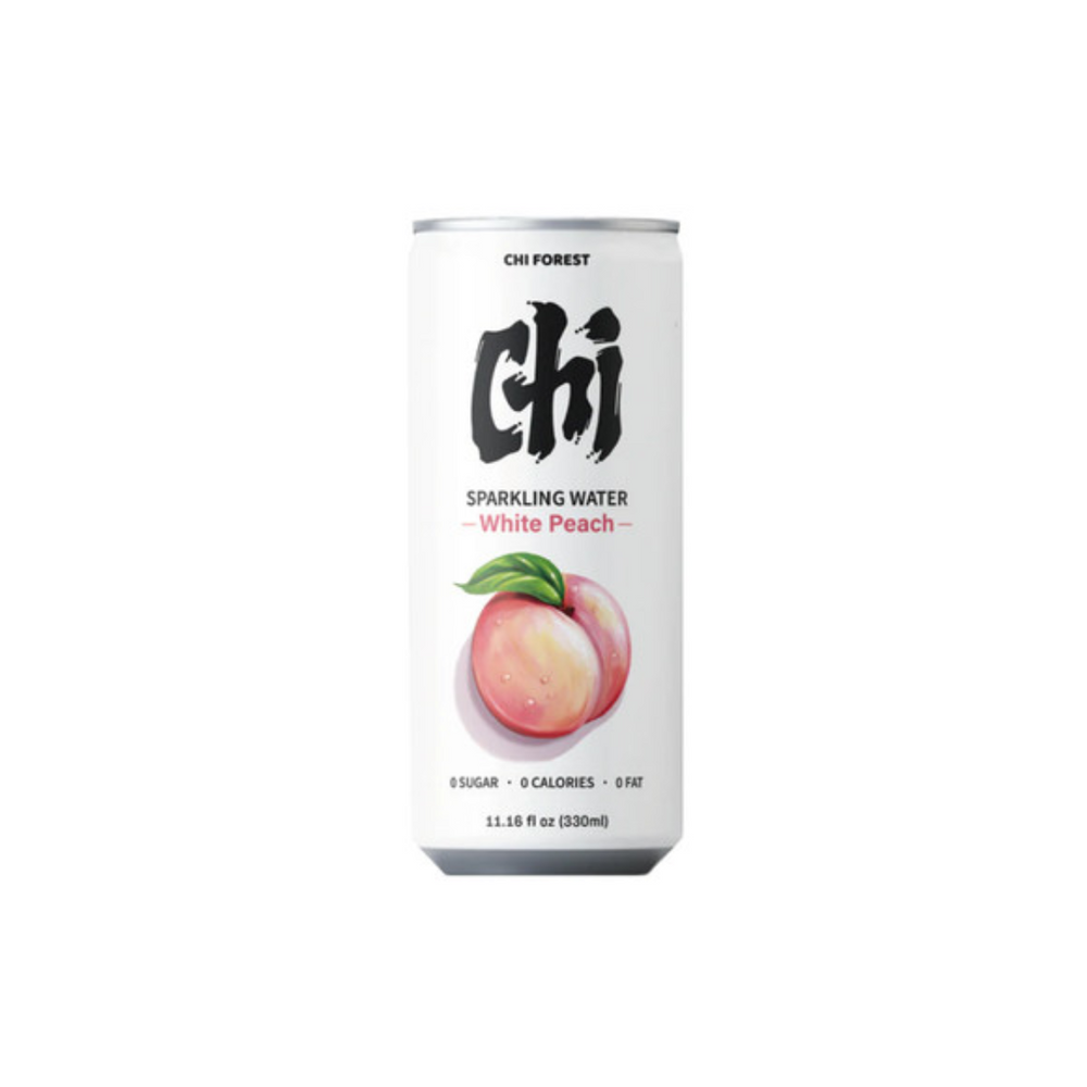 Chi Forest - Sparkling White Peach 330Ml (24/Carton)