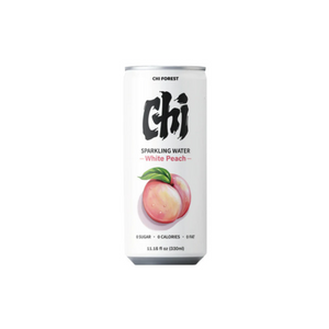 Chi Forest - Sparkling White Peach 330Ml (24/Carton)