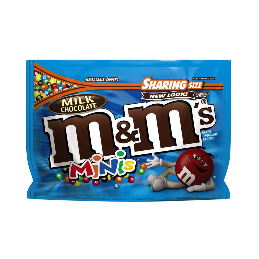 M&M - Milk Chocolate Minis 10.1Oz (12/Carton)