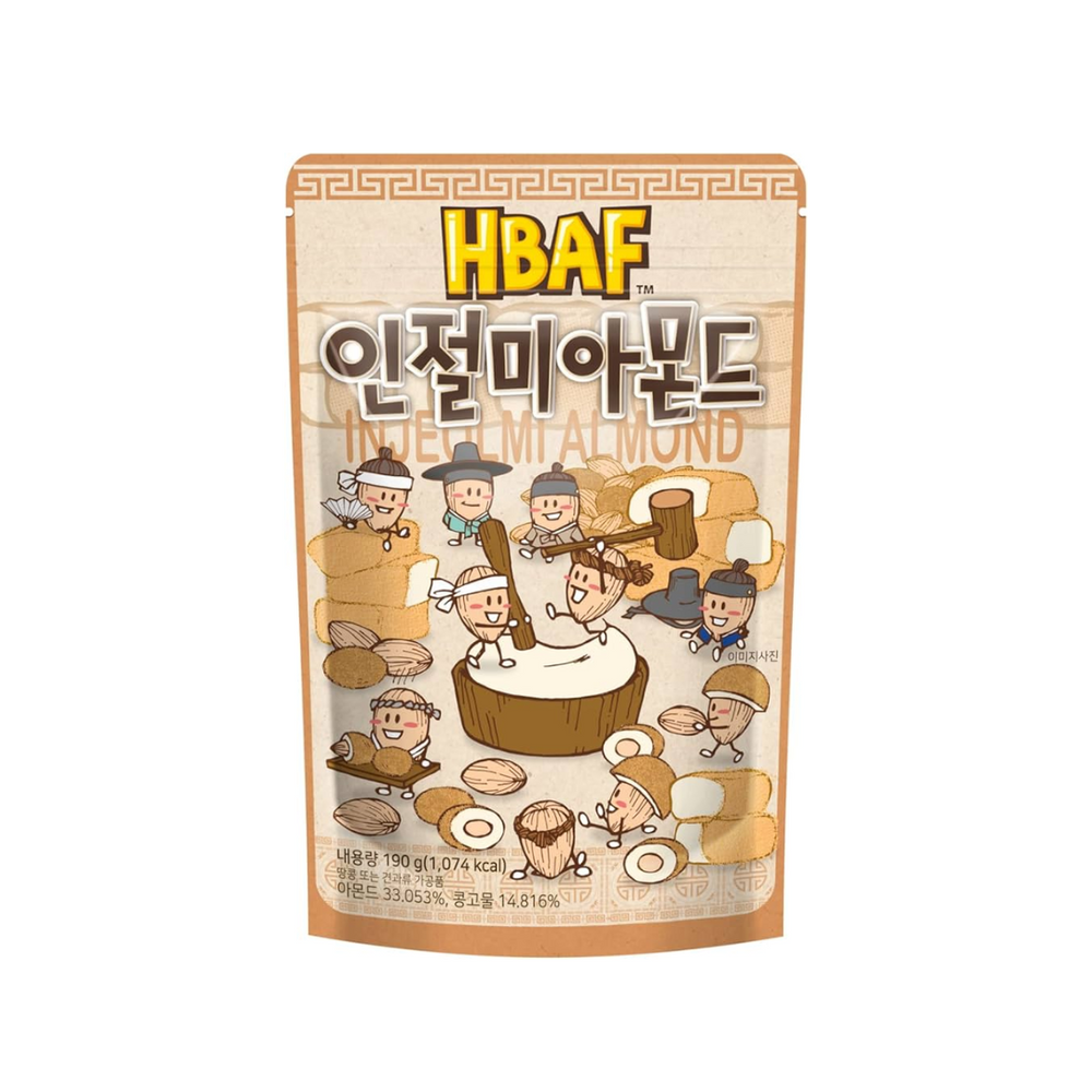 HBAF - Injeolmi Almond 190Gr (20/Carton)