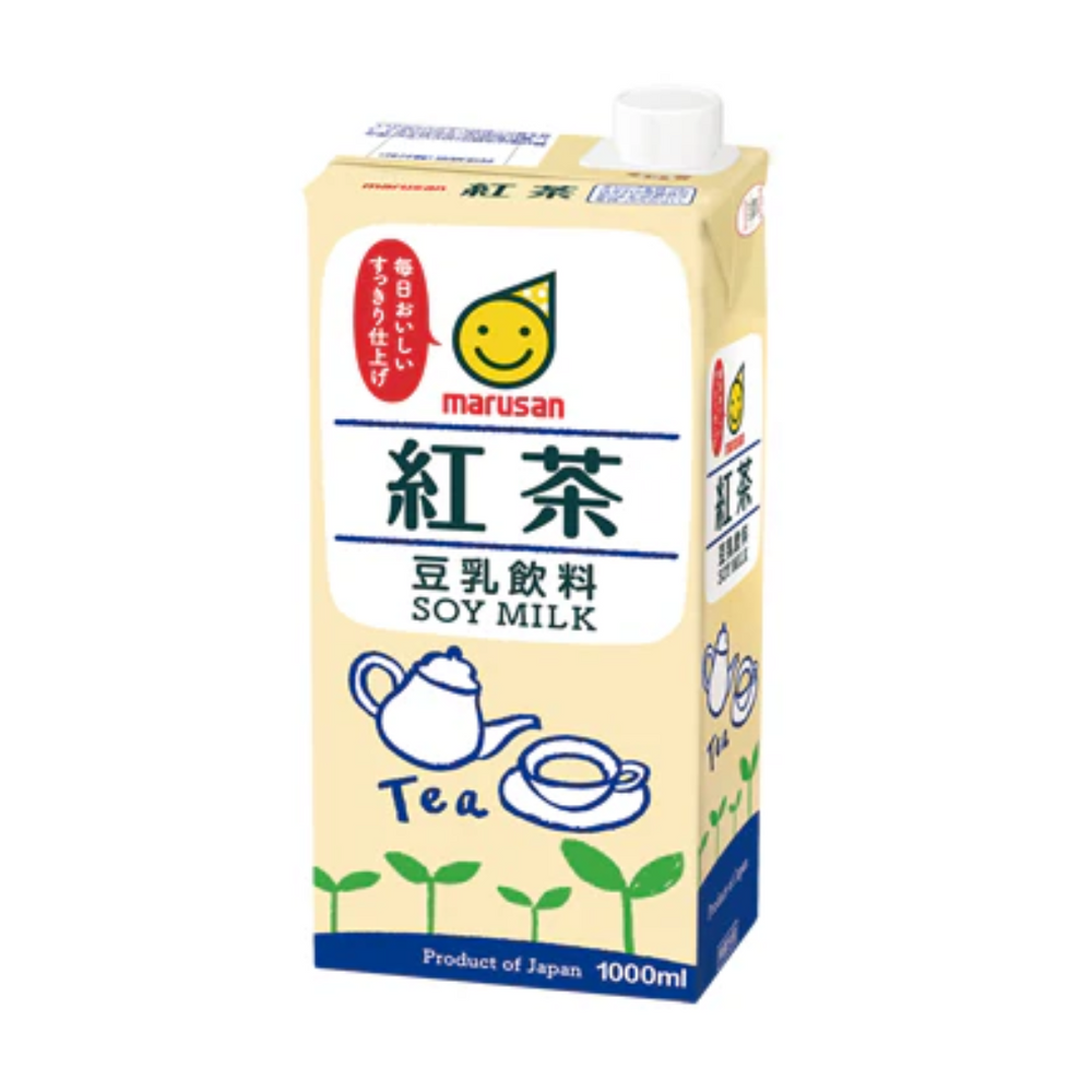 Marusan - Soymilk Black Tea 1000Ml (12/Carton)