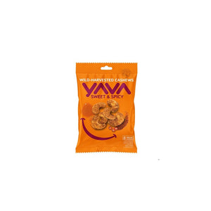 Yava - Wild-Harvested Cashews Sweet & Spicy 35Gr (10/Carton)