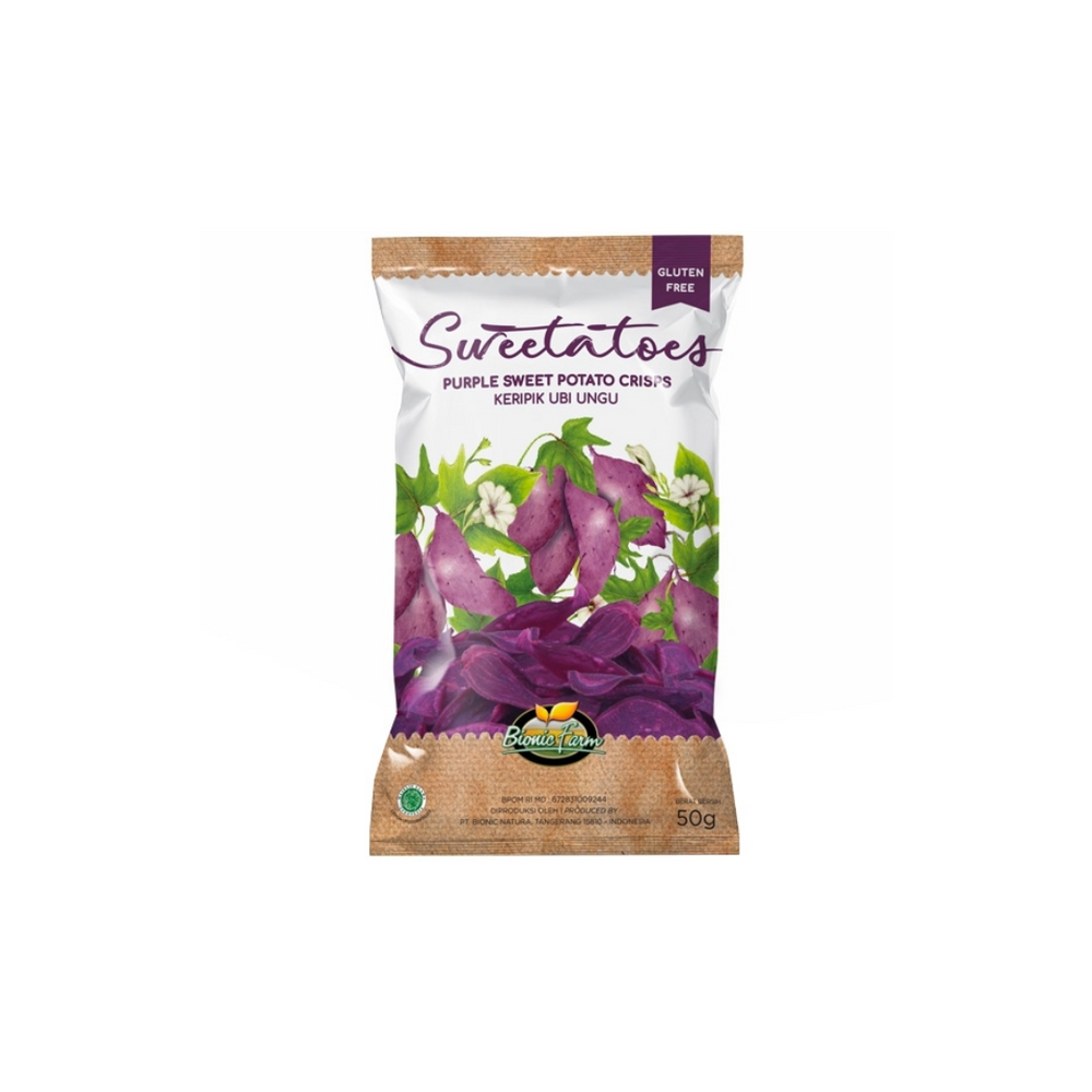 Sweetatoes - Purple Sweet Potato Chips 50Gr (24/Carton)