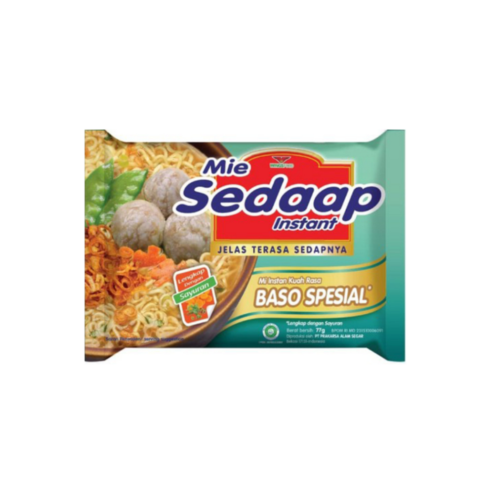 Mie Sedaap - Baso Spesial 77Gr (40/Carton)