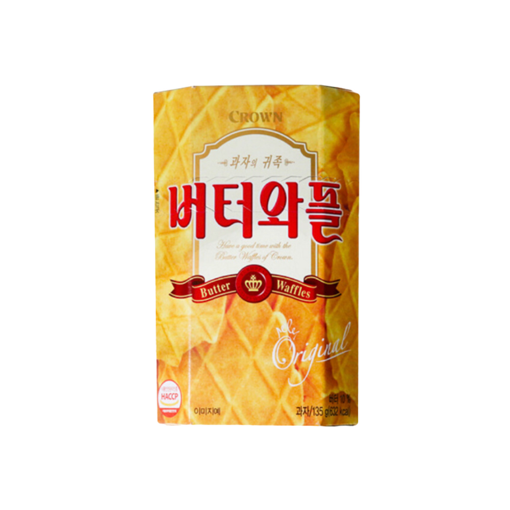 Crown - Butter Waffle 135Gr (15/Carton)