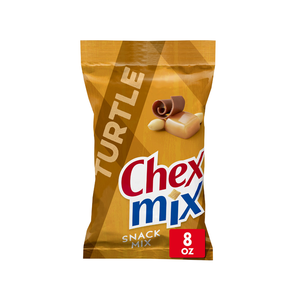 Chex - Mix Turtle Snack Mix 8Oz (12/Carton)