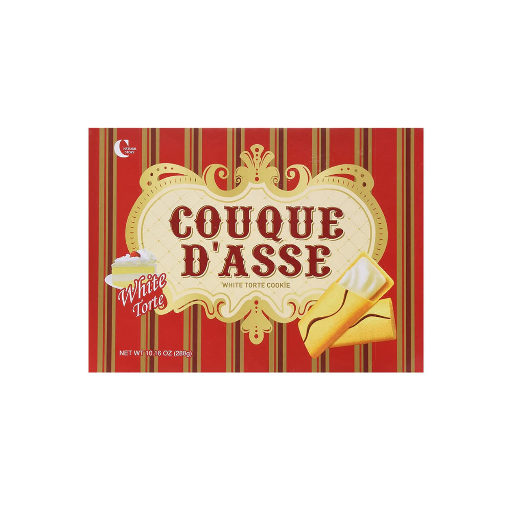 Crown - Couque D`Asse White Torte 72Gr (24/Carton)