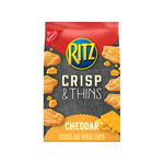 Ritz - Crisp & Thins 50% Less Fat Cheddar 7Oz (6/Carton)