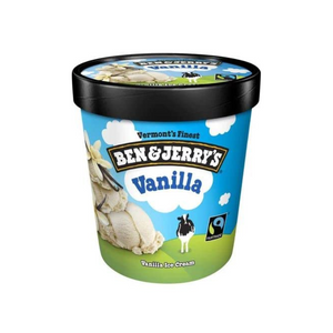 Ben & Jerry - Vanilla 1 Pint / 473Ml (8/Carton)