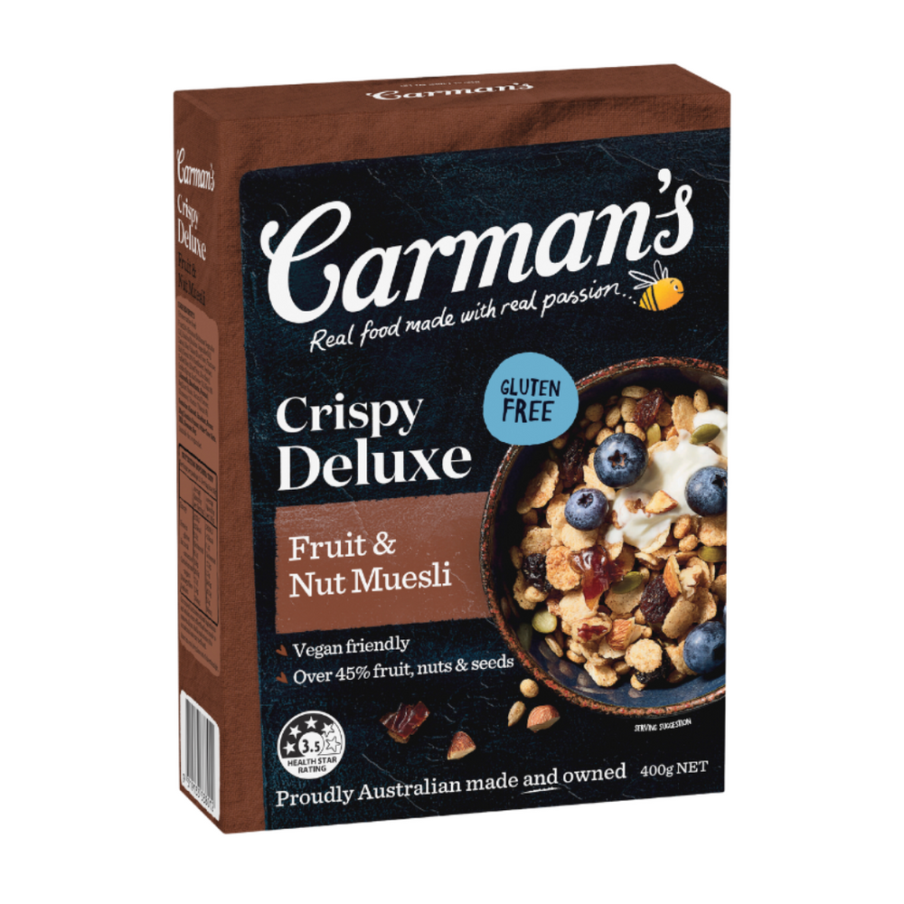 Carmans - Deluxe Fruit Muesli 400Gr (6/Carton)