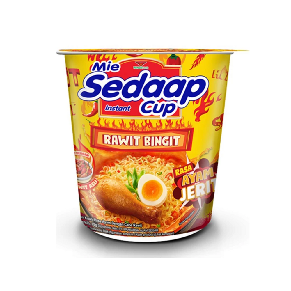 Mie Sedaap Cup - Ayam Jerit 75Gr (12/Carton)