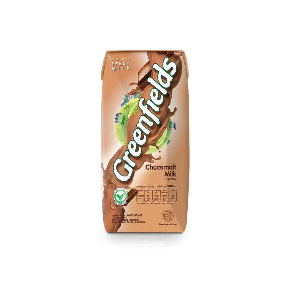 Greenfield - UHT Chocolate 200Ml (32/Carton)