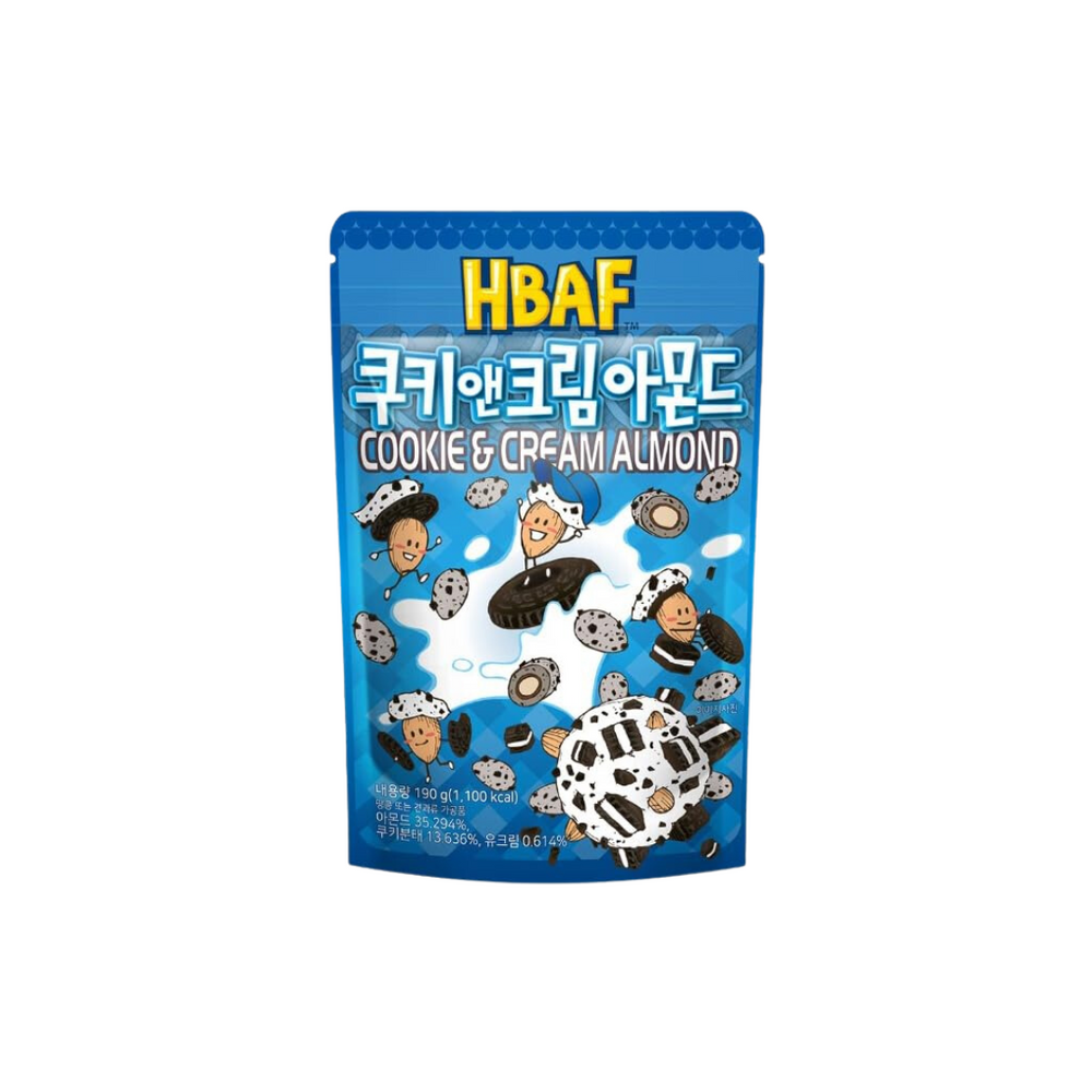 HBAF - Cookies & Cream Almond 40Gr (72/Carton)