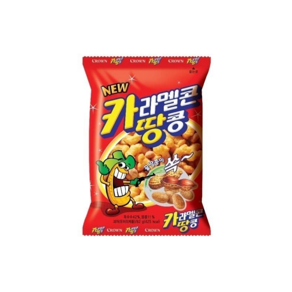 Crown - Caramel Corn & Peanut 72Gr (16/Carton)