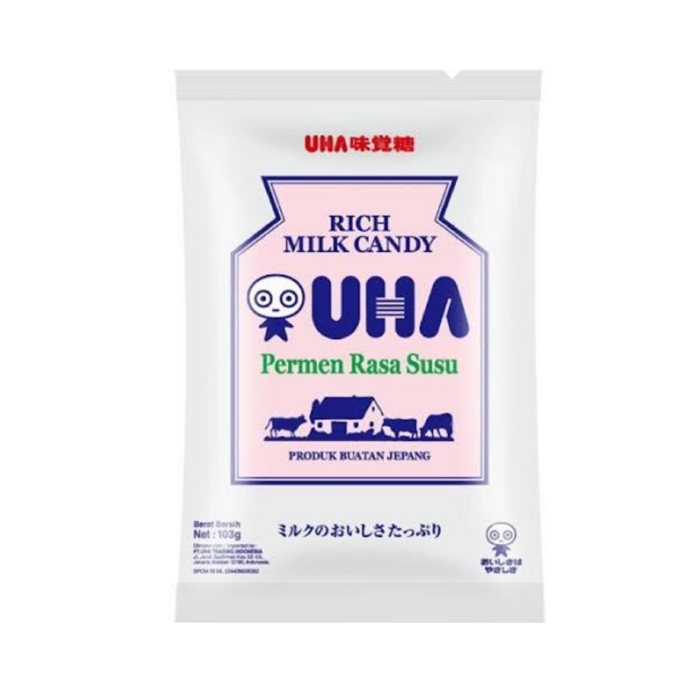 UHA - Candy Rich Milk 103Gr (24/Carton)