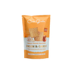 Casa Grata - Crackers Onion & Garlic 70Gr (24/Carton)