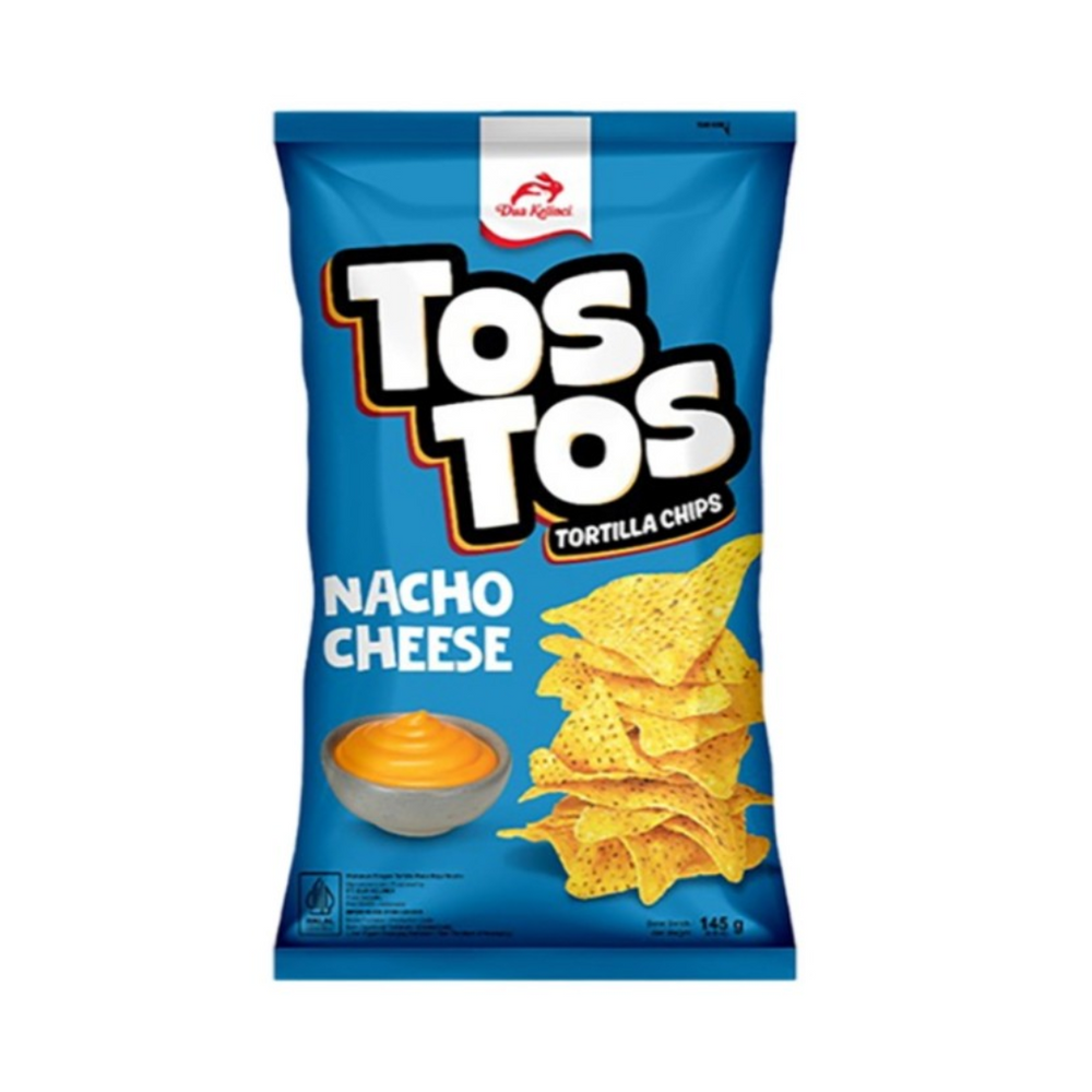 Tos Tos - Tortilla Chips Cheese 145Gr (20/Carton)