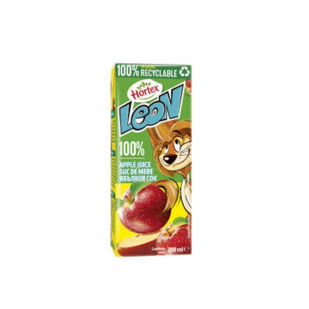 Hortex - Leon Apple Juice 200Ml (27/Carton)