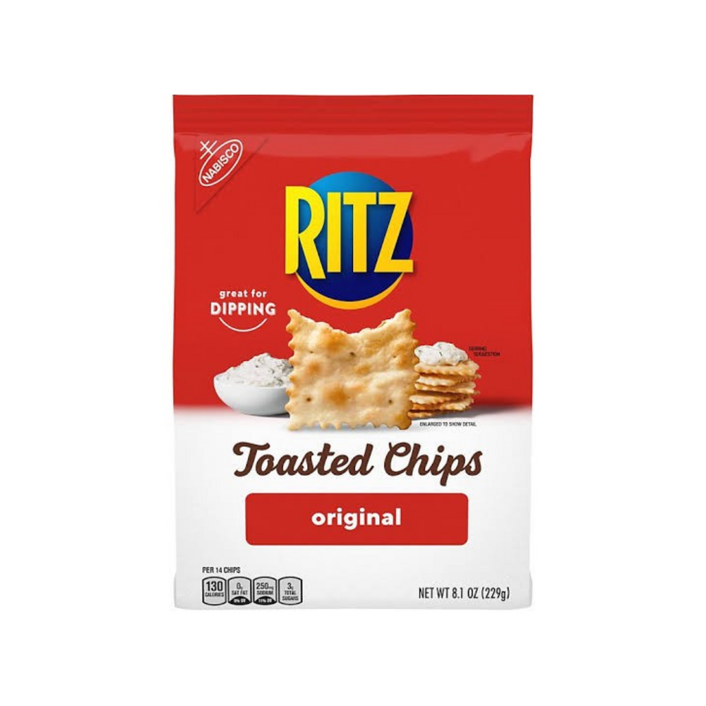 Ritz - Toasted Chips Cheddar, 8.1Oz (6/Carton)