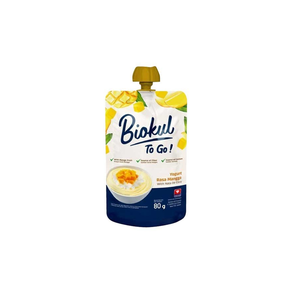 Biokul - Yogurt To Go Mango 80Gr (12/Carton)