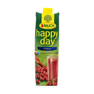 Happy Day - Fruit Juice Cranberry 1000Ml (12/Carton)