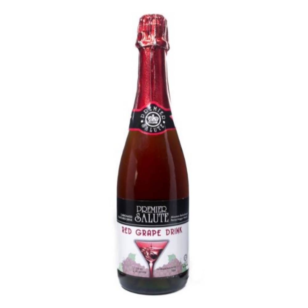 Premier Salute - Sparkling Red Grape Drink 750Ml (12/Carton)