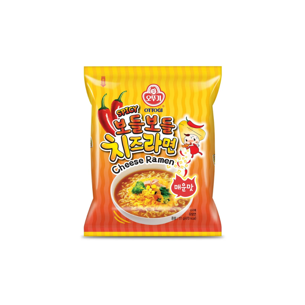 Ottogi - Spicy Cheese Ramen 111Gr (32/Carton)