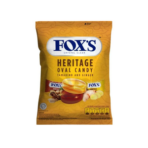 Fox's - Oval Crystal Clear Heritage 125Gr (24/Carton)