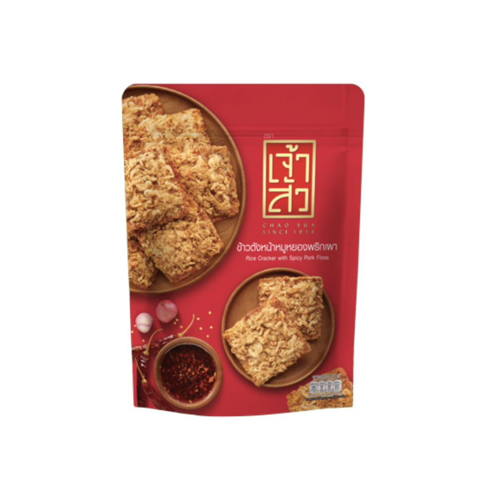 Chao Sua - Rice Cracker With Spicy Pork Floss 80Gr (30/Carton)