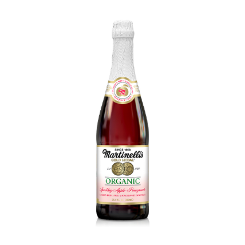 Martinelli's Organic Sparkling Apple-Pomegranate 25.4 fl Oz (12/Carton)