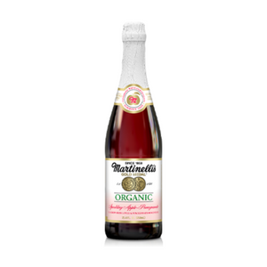 Martinelli's Organic Sparkling Apple-Pomegranate 25.4 fl Oz (12/Carton)