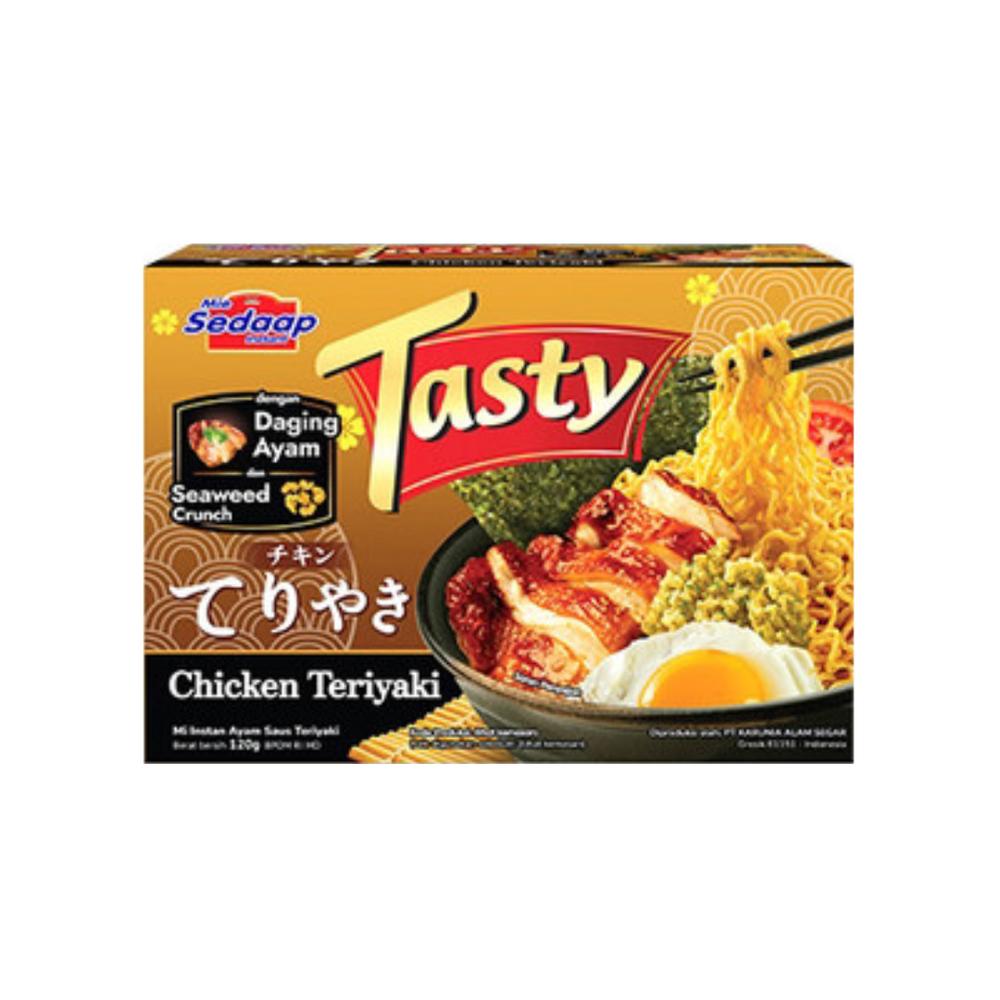 Mie Sedaap Tasty - Chicken Teriyaki 120Gr (12/Carton)