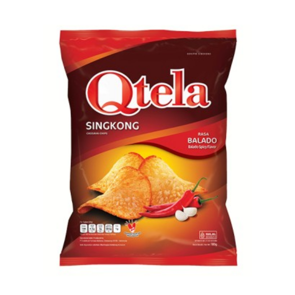 Qtela - Big Cassava Balado 180Gr (12/Carton)