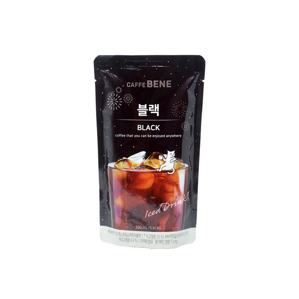 Caffebene - Black Pouch Coffee 190Ml (30/Carton)